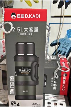 Home Campmasterr Paslanmaz Çelik 2.5 Litre Katmanlı 48 Saat Sıcak Ve Soğuk Tutma Özelliğine Sahiptir