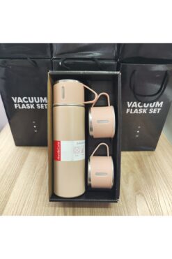 shop Vacuum 2 Bardaklı Çelik Termos 500 ml