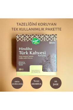 Doğal Adres Hindiba Türk Kahvesi 20 Adet Şase ( 7 gr x 20 )