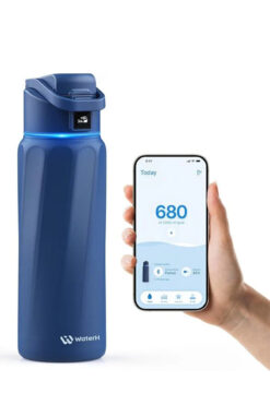 WATERH Boost Akıllı Termos | Hidrasyon Takibi Yapan, Yalıtımlı 710 ml/24oz Akıllı Şişe
