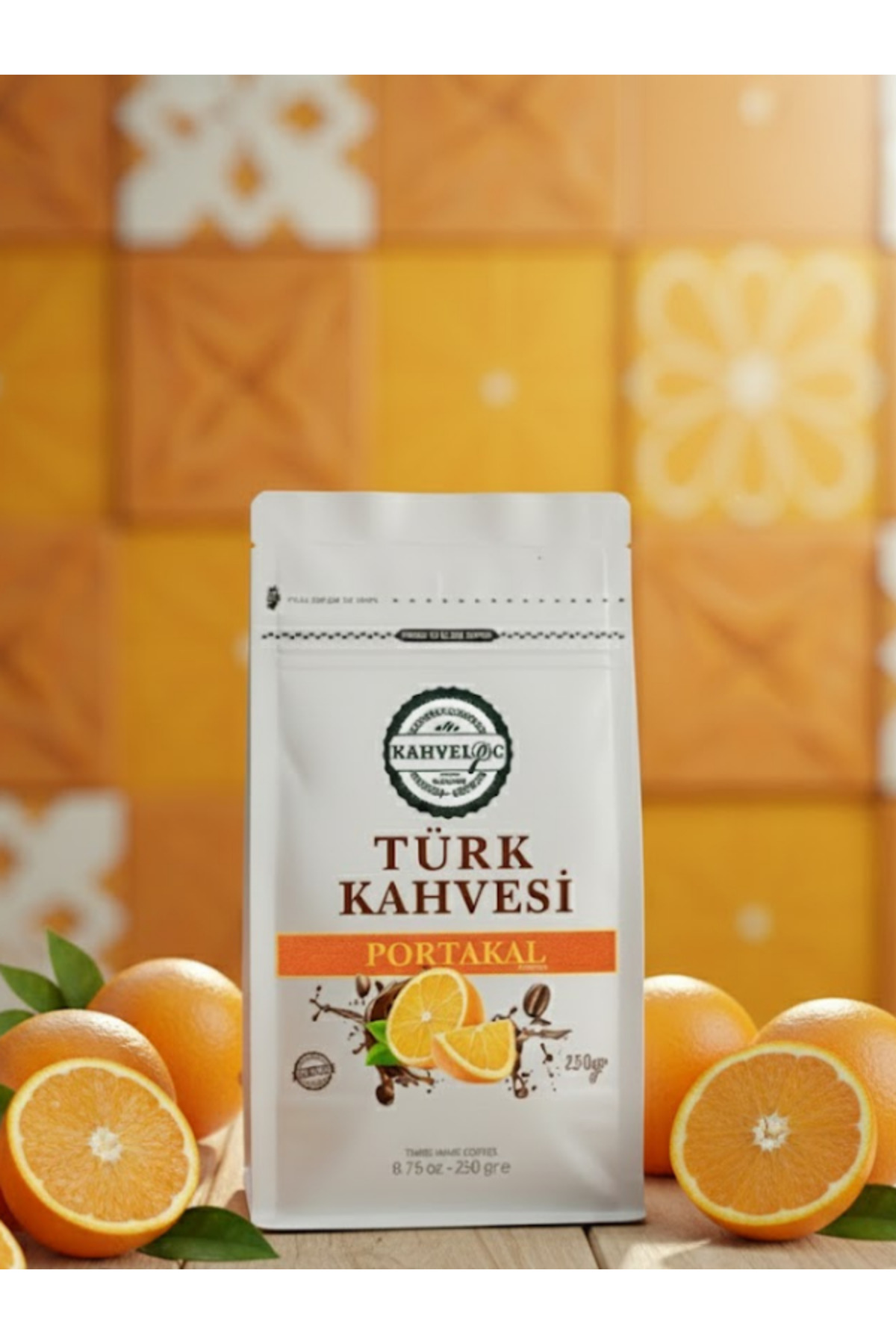 KAHVELOG Portakallı Türk Kahvesi 250gr(aromalı) - Görsel 2