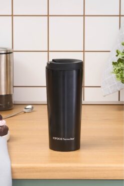 Karaca Sheeny Çelik Sızdırmaz Termos 450 ml Siyah