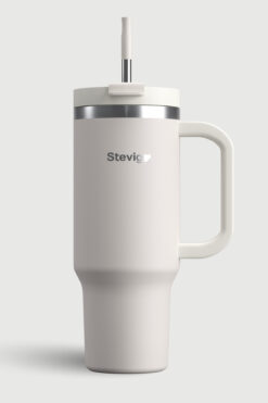 Stevig 2 Moods Tuck-in Tumbler Sızdırmaz Çelik Termos 900 ML White Sand ST-242