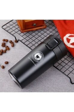 Lexi Bella Paslanmaz Çelik Bardak Mug Termos 380ml Çay Kahve Termosu 12 Saat Sıcak Soğuk Filtreli Çift Katmanlı