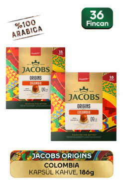 Jacobs Origins Colombia Nespresso Uyumlu Alüminyum Kapsül Kahve 36 Kapsül