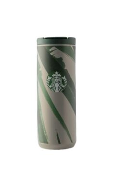 Starbucks ® Klasik Seri Termos Gri Yeşil Renkli 473 Ml