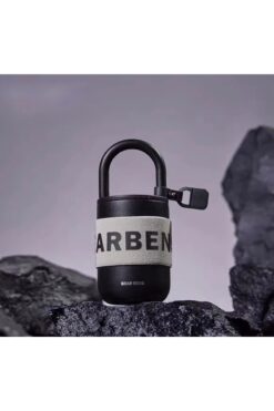 selvi wear Bardak Termos - Deri Askısı ile - Vakum Yalıtımlı Paslanmaz Çelik - 430 ml