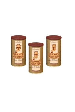Mehmet Efendi Türk Kahvesi 250gr Teneke Kutu 3'lü Paket