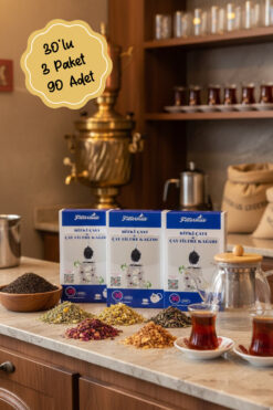 SODELICIOUS COFFEE TEA Çay ve Bitki Çayı Filtre Kağıdı 30'lu - 3'lü Paket
