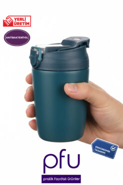 PFU Pratik Faydalı Ürünler Kahve Termos | Küçük Termos | Paslanmaz Çelik Termos | Kahve Termosu | Bardak Termos - 350 ml