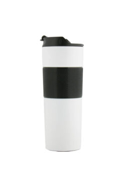 S-LINK French Press, Paslanmaz Çelik Termos Kupa Bardak 500 ml Beyaz