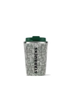 sommeow Starbucks® Paslanmaz Çelik Dalga Desenli Termos 355 ml - 11139776