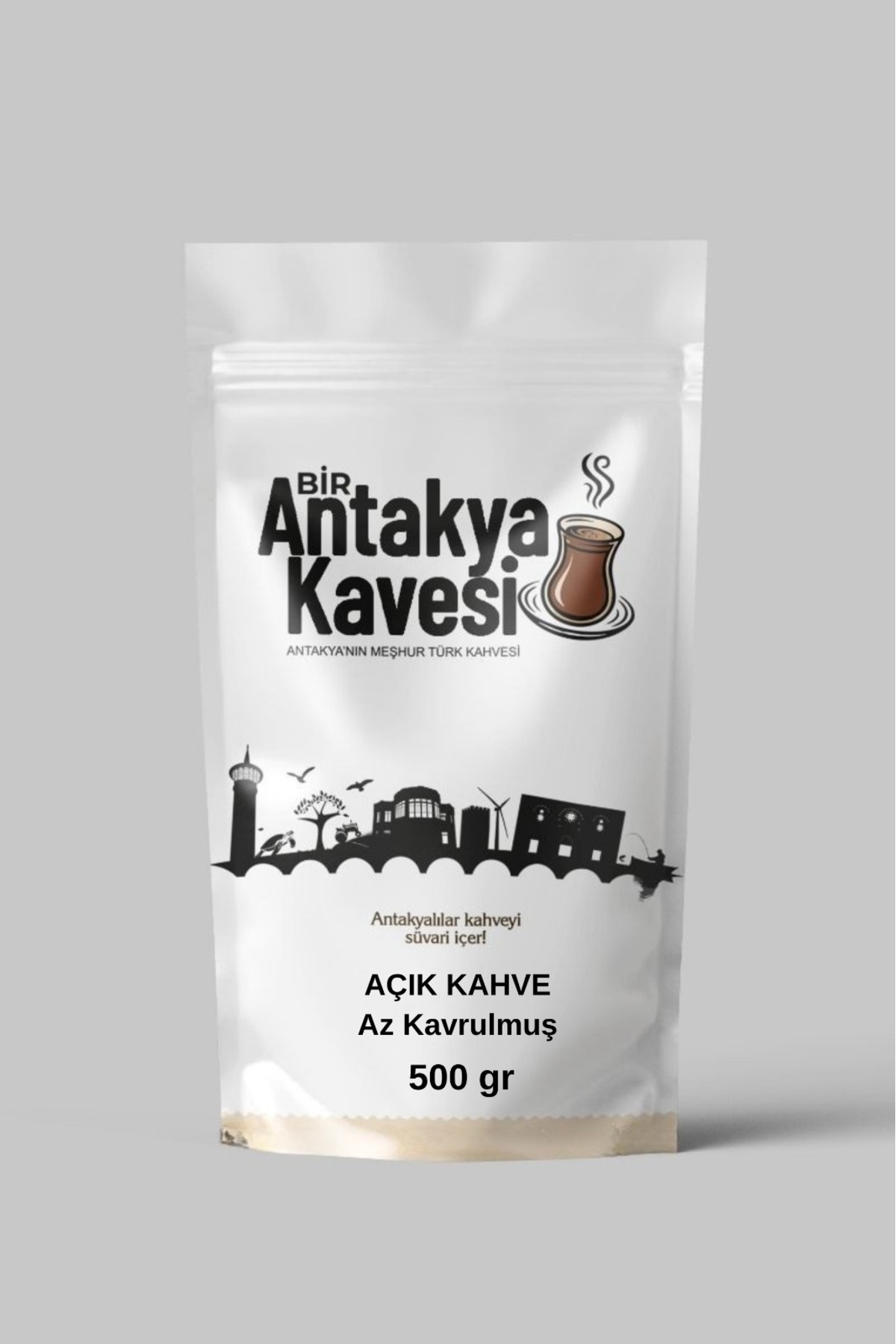GÜZELYÜZ AVM Bir Antakya Kavesi 500 GR Açık Türk Kahvesi Az Kavrulmuş Kahve Hatay Antakya