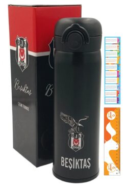 Beşiktaş Lisanslı Çelik Termos Kilitli Kapak 500ML Sezgistore Farkı İle...