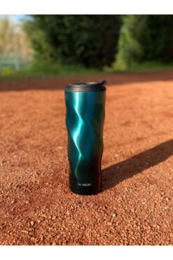 Le murano Cırcular Çelik Termos 500 Ml Degrade Petrol Mavisi