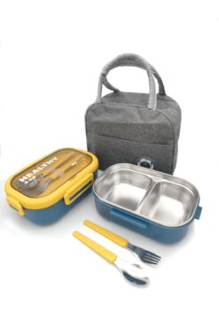 valkyrie Isı Yalıtımlı Termal Çantalı Çelik Lunch Box – BPA’sız, Sızdırmaz, Çok Bölmeli Yemek Kabı S