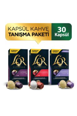 L'OR Nespresso Uyumlu Kapsül Avantaj Paketi (L'or Supremo + Splendente + Lungo)