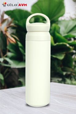 Gülay AVM 304 Kaliteli Paslanmaz Çelik Termos 500 Ml Çift Katman Tutuculu 546 Termos