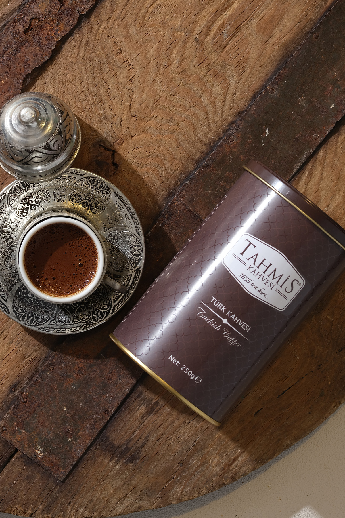 Tahmis 5'li Türk Kahvesi Özel Seti 250 G(MENENGİÇ-OSMANLI-TÜRK-DAMLA SAKIZLI-DAĞ ÇİLEKLİ) - Görsel 3