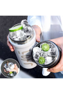 Coffee Çift İçmeli Sızdırmaz Paslanmaz Çelik Termos