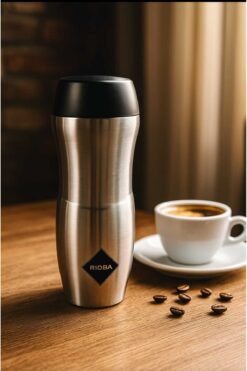 Rioba Termos Mug (Gümüş Gri)