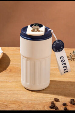 Gülay AVM 316 Paslanmaz Çelik Dereceli Termos Çift Katman El Yakmaz Tutma Askılıklı 400 ML Termos Gly-565