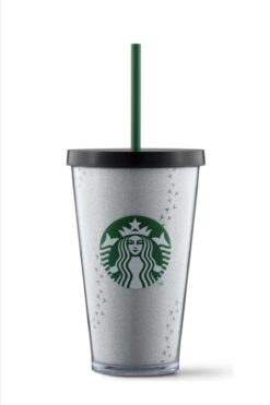 Starbucks Kar Taneli Pipetli Termos 473 Ml