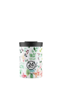 24 Bottles Travel Tumbler Little Buds Sport Paslanmaz Çelik Termos Bardak 350 ml