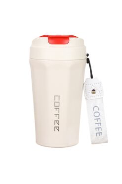 Weather Forecast Komple 304 L Çelik Beyaz 410 ml Kahve El Termos Mug cin398by