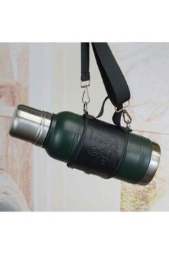 Kapris Askılı Paslanmaz Çelik Avcı Termos 1900 ML Yeşil Kap-283