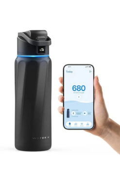 WATERH Boost Akıllı Termos | Hidrasyon Takibi Yapan, Yalıtımlı 710 ml/24oz Akıllı Şişe