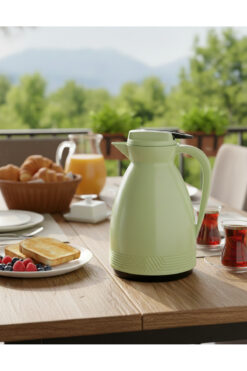 Star Termos Morepse Serisi 1 Lt Cam Termos Yeşil | Cam İç Hazneli 12s Sıcak 24s Soğuk 48s Buz