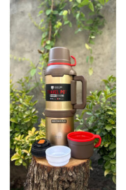 şelalegift 4 Litre Aile Boy Paslanmaz Çelik Termos Doğa Piknik Dağcı Termos