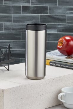 SEDEF SİLVER Çift Duvarlı Çelik Termos Bardak 500 mL | Kaliteli ve Dayanıklı Termos Matara | Termos Kupa  Bardak