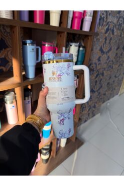 Abasic pipetli Quencher H2.0 Flowstat Paslanmaz Çelik Yalıtımlı Bardak 40 Oz 1,18 Lt Orchid