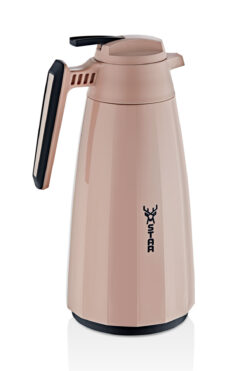 Star Termos Dinamik Serisi 1.5 LT Cam Termos - Pudra / soft touch | 12 saat sıcak 24 saat soğuk mufaza