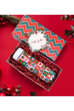 Trendmiya Yılbaşı Baskılı Dereceli Termos