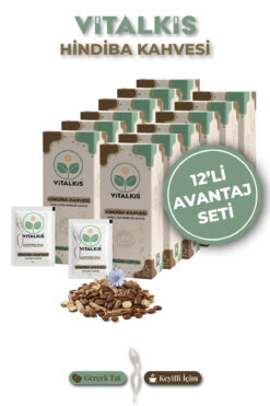 VİTALKİS Hindiba Kahvesi 12 Aylık - ( 360 Kullanım ) Form Coffee