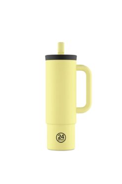 24 Bottles Straw Cup Citrus Pipetli Paslanmaz Çelik Termos 800 ml