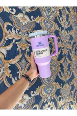 Abbie pipetli Quencher H2.0 Flowstat Paslanmaz Çelik Yalıtımlı Bardak 40 Oz 1,18 Lt Orchid