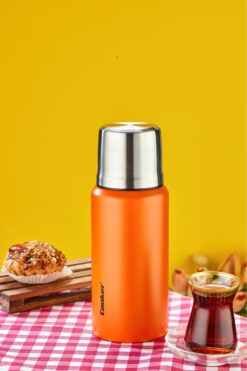 KOZALILAR 750 Ml Paslanmaz Çelik Çift Kat Termos-24 Saat Sıcak,48 Saat Soğuk (Piknik, Ofis, Seyahat) Termos.