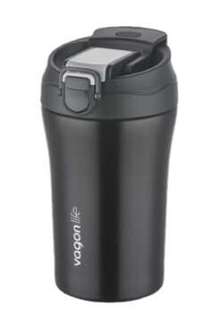 Vagonlife Fiftyfifty Çift Kapak Sistemli Pipetli/pipetsiz 400ml Çelik Mug