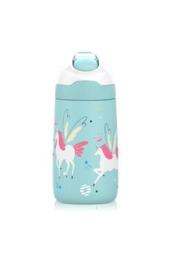 Vagonlife 350ml Pipetli Desenli Kulplu 6 Saat Sıcak 12 Saat Soğuk Çelik Termos Matarası