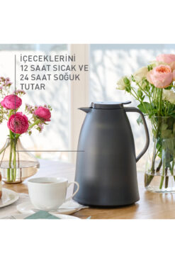 TEFAL Mambo Paslanmaz Çelik Isı Yalıtımlı 1 Litre Termos [Siyah] - 3100517946