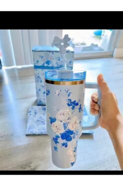 ABAYS pipetli Quencher H2.0 Flowstat Paslanmaz Çelik Yalıtımlı Bardak 40 Oz 1,18 Lt Orchid