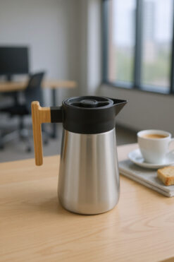 Bambum North Bambu Saplı Çelik Termos Inox 1,5 Litre