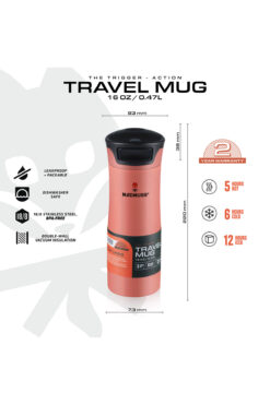 MADMUGS Travel Mug Termos Bardak 0.47 lt Living Coral