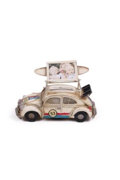 Genel Markalar Dekoratif Metal Araba Çerçeveli ve Kumbaralı Hediyelik