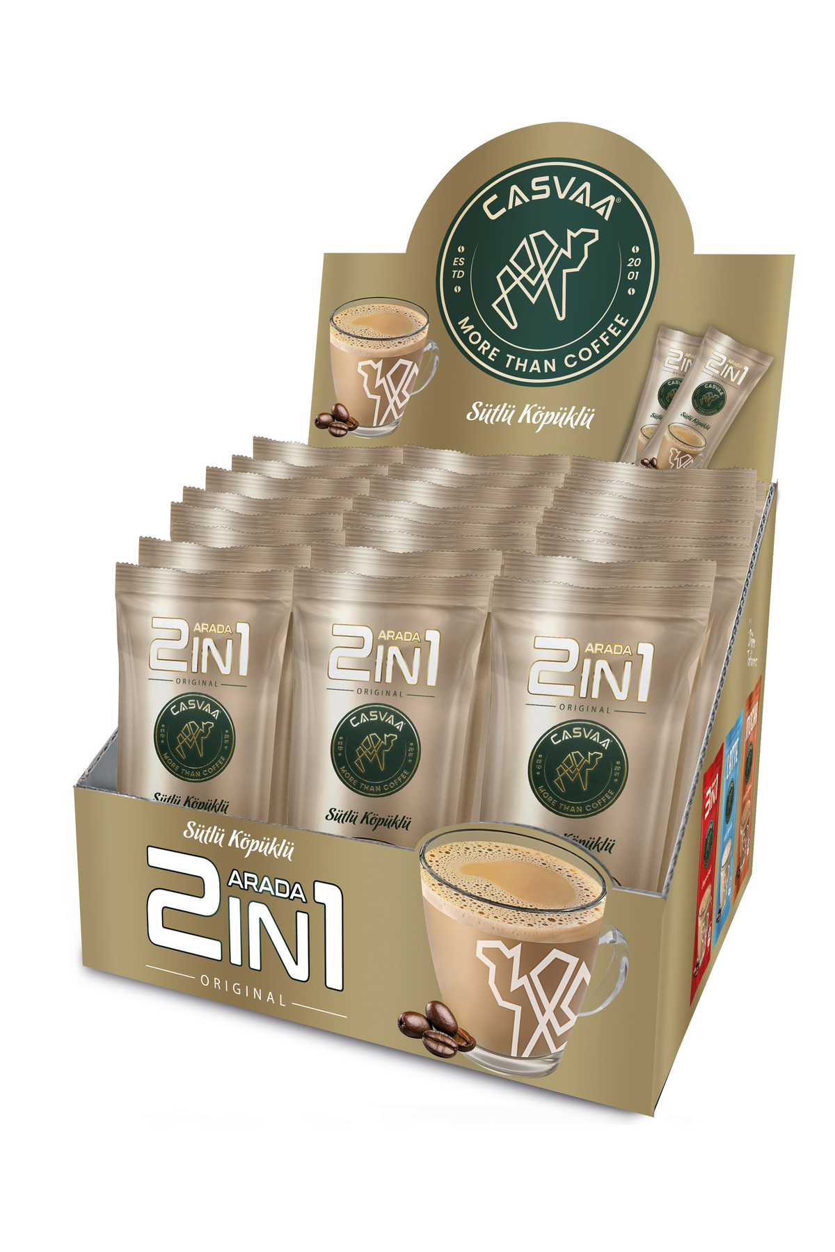 Casvaa Coffee 2'si 1 Arada 24'lü 20gr - Görsel 2