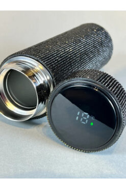 dizaynpark Taşlı Dereceli Termos Paslanmaz Çelik Diamond